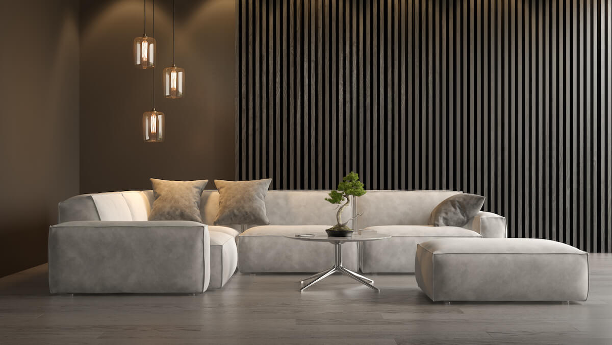 Moderna Dnevne Soba 3d Render